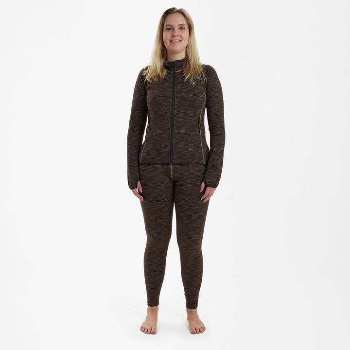 Deerhunter Lady Insulated Fleece Brown Melange