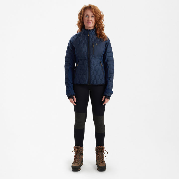 Deerhunter Lady Mossdale Quilted Jacket Dress Blues