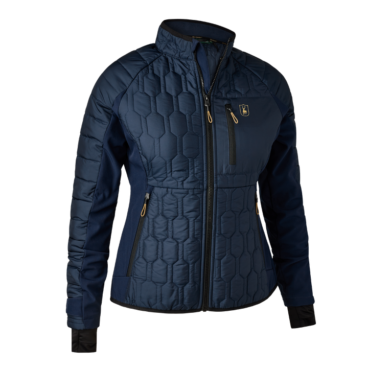 Deerhunter Lady Mossdale Quilted Jacket Dress Blues 36