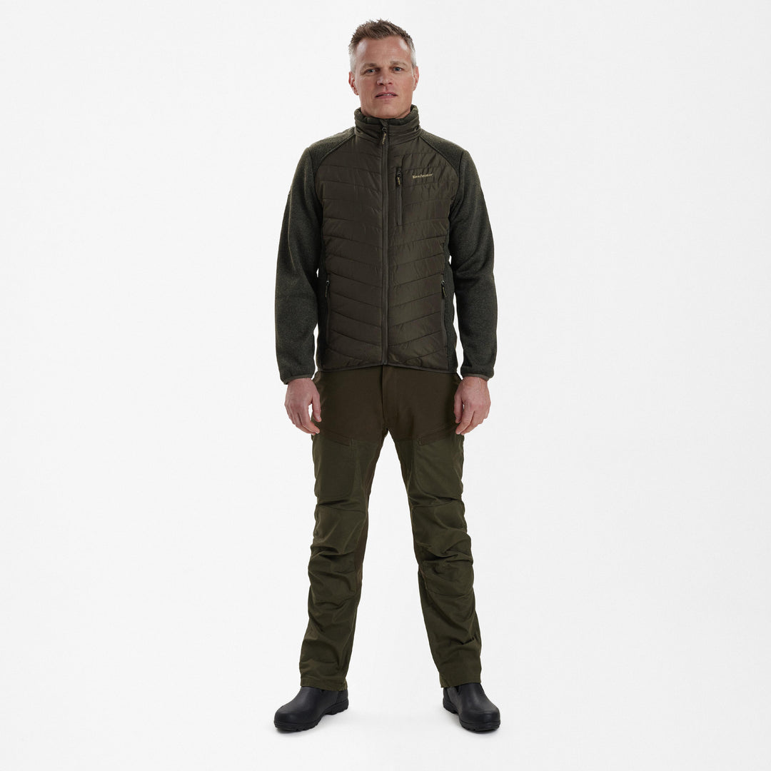 Deerhunter Moor Padded Jacket with knit Timber