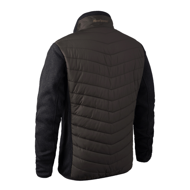 Deerhunter Moor Padded Jacket with knit Brown Leaf