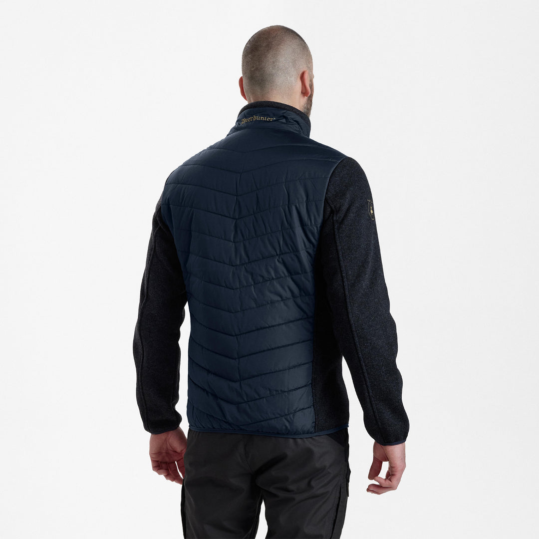 Deerhunter Moor Padded Jacket with knit Dark Blue 2XL