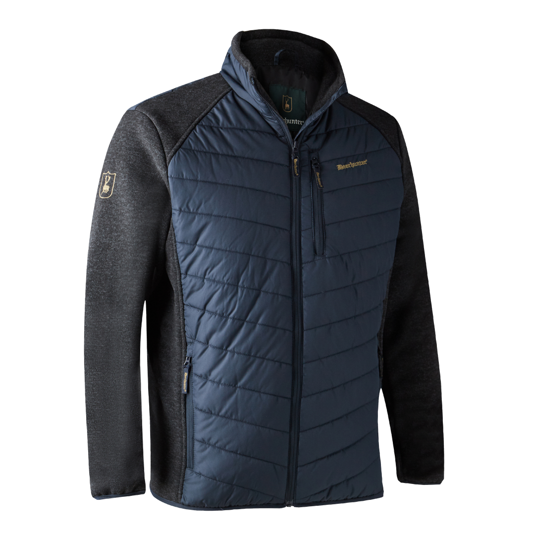 Deerhunter Moor Padded Jacket with knit Dark Blue 2XL