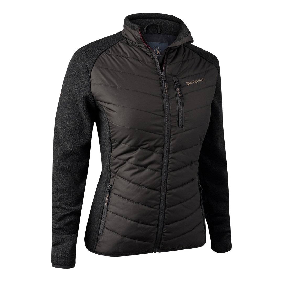 Deerhunter Lady Caroline Padded Jacket Brown Leaf