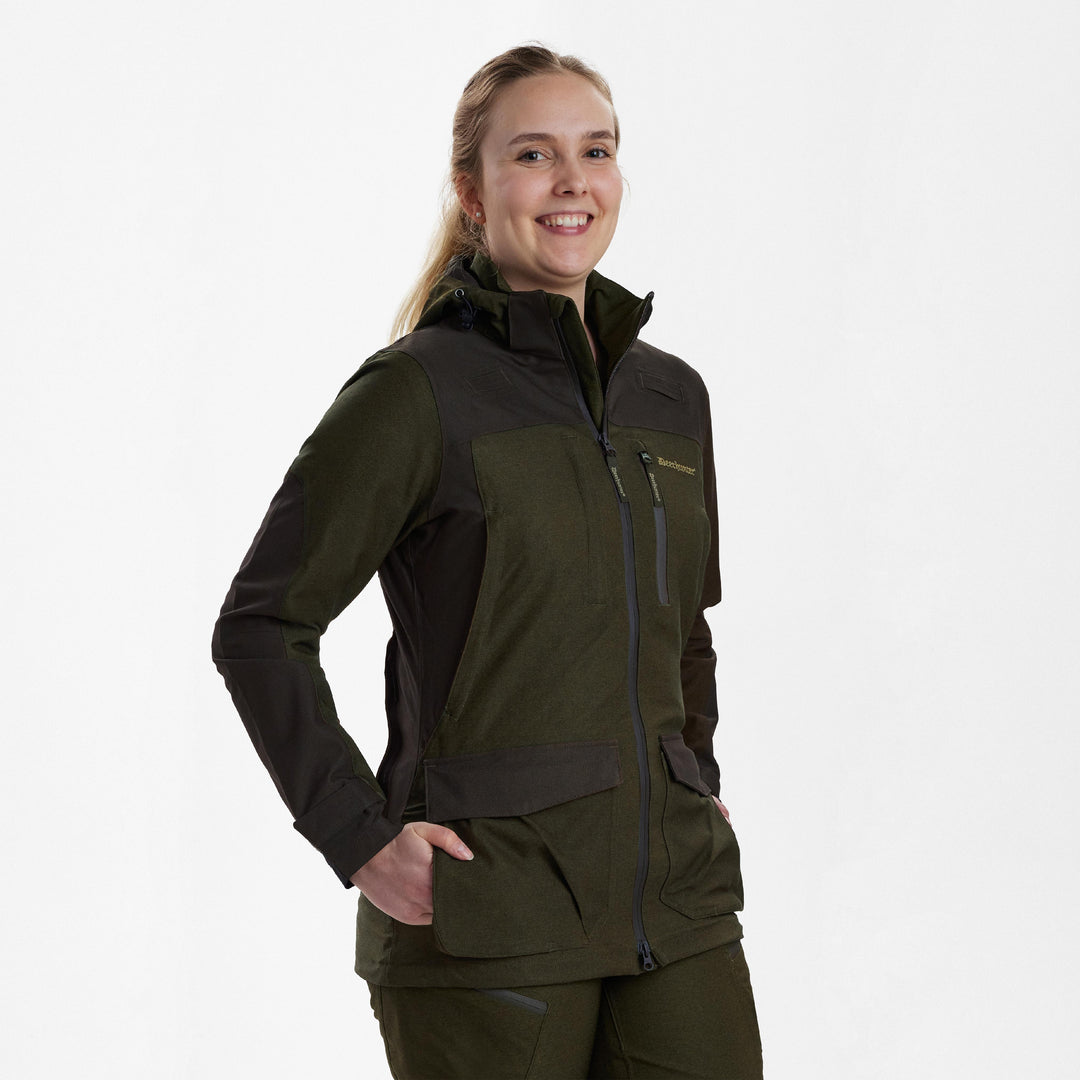 Deerhunter Lady Chasse Jacket Olive Night melange 36