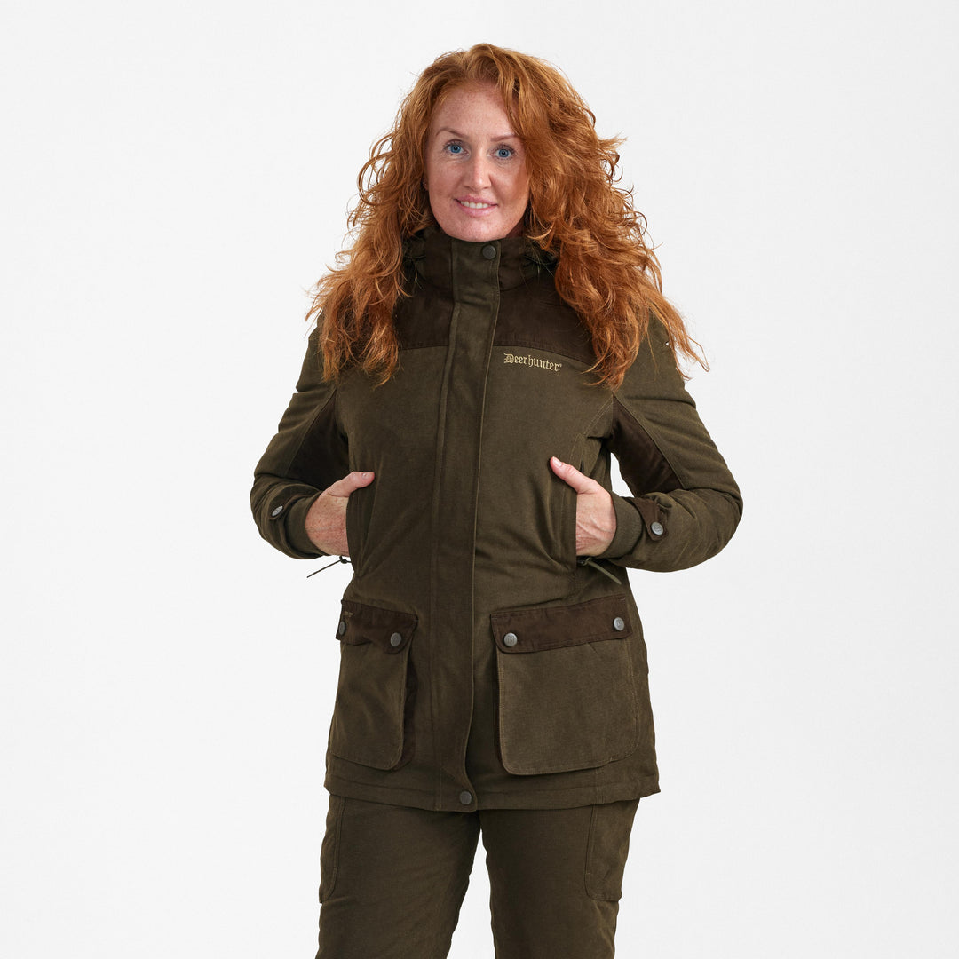 Deerhunter Lady Eagle Winter Jacket Tarmac Green