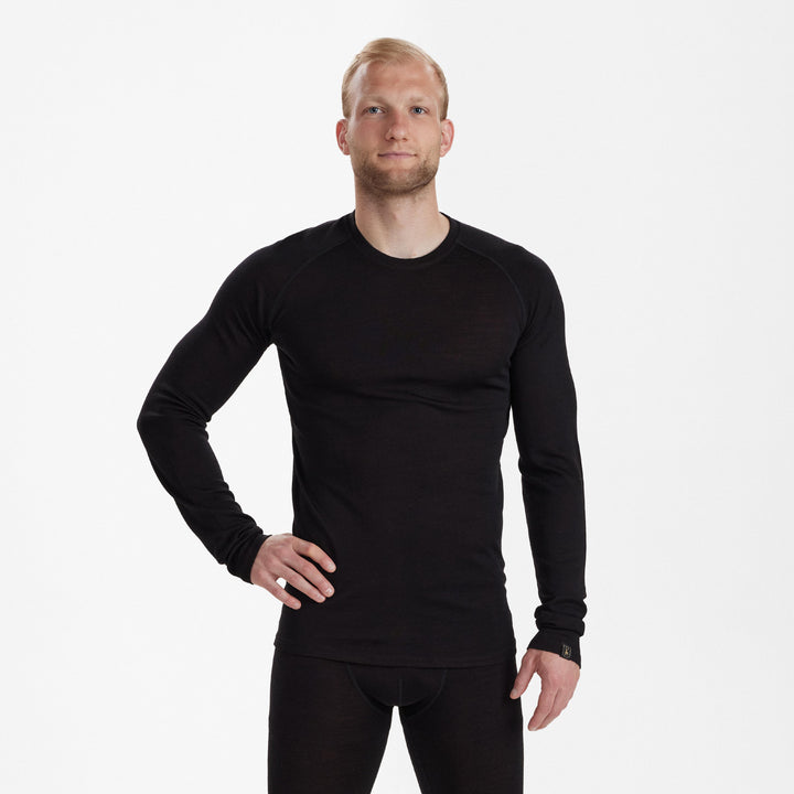 Deerhunter Quinn Merino Undershirt Black Oak 2XL