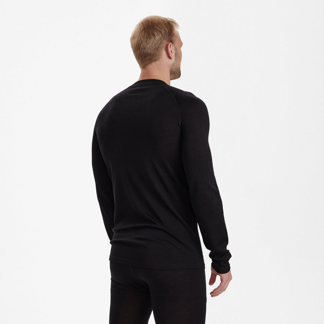 Deerhunter Quinn Merino Undershirt Black Oak