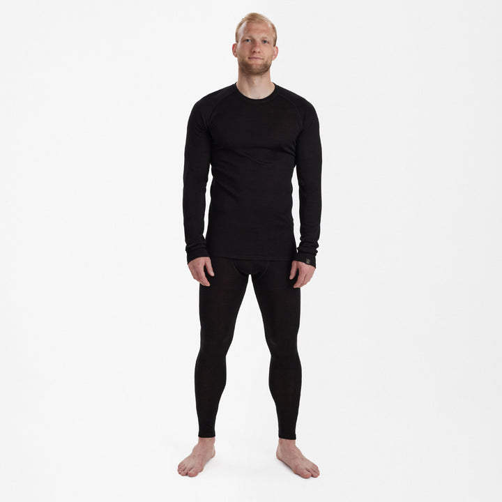 Deerhunter Quinn Merino Undershirt Black Oak