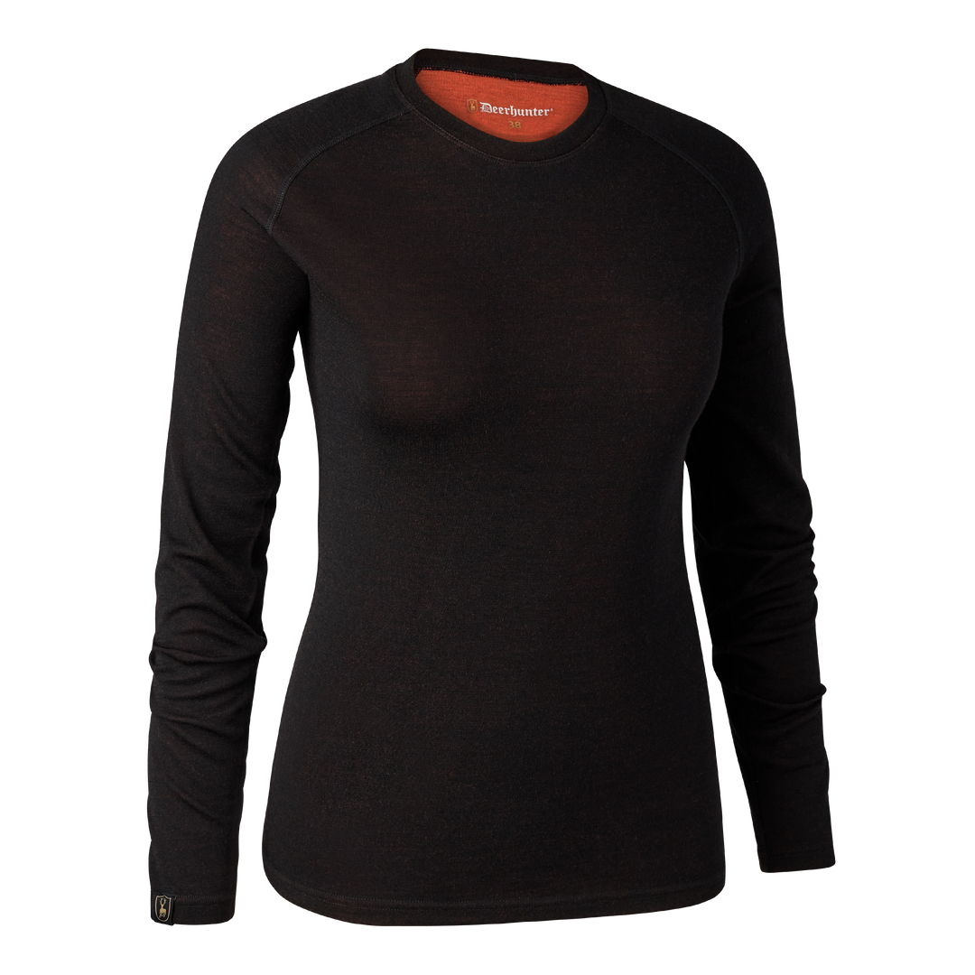 Deerhunter Lady Quinn Merino Undershirt Black Oak