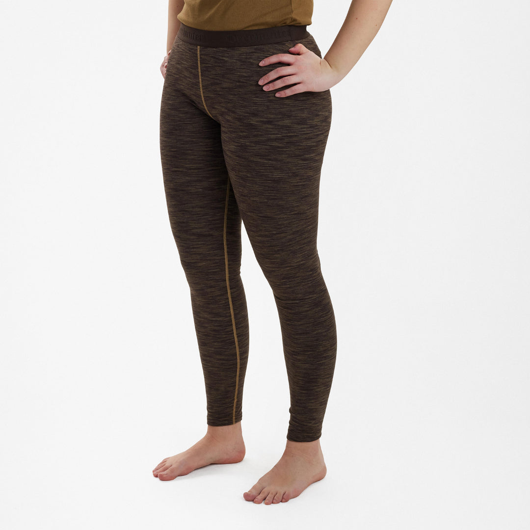 Deerhunter Lady Insulated Leggings Brown Melange 34