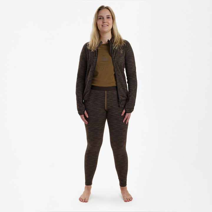 Deerhunter Lady Insulated Leggings Brown Melange