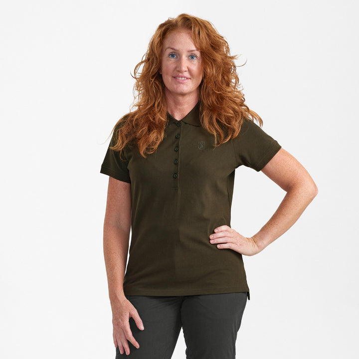 Deerhunter Lady Harriet Polo Shirt Deep Green 36