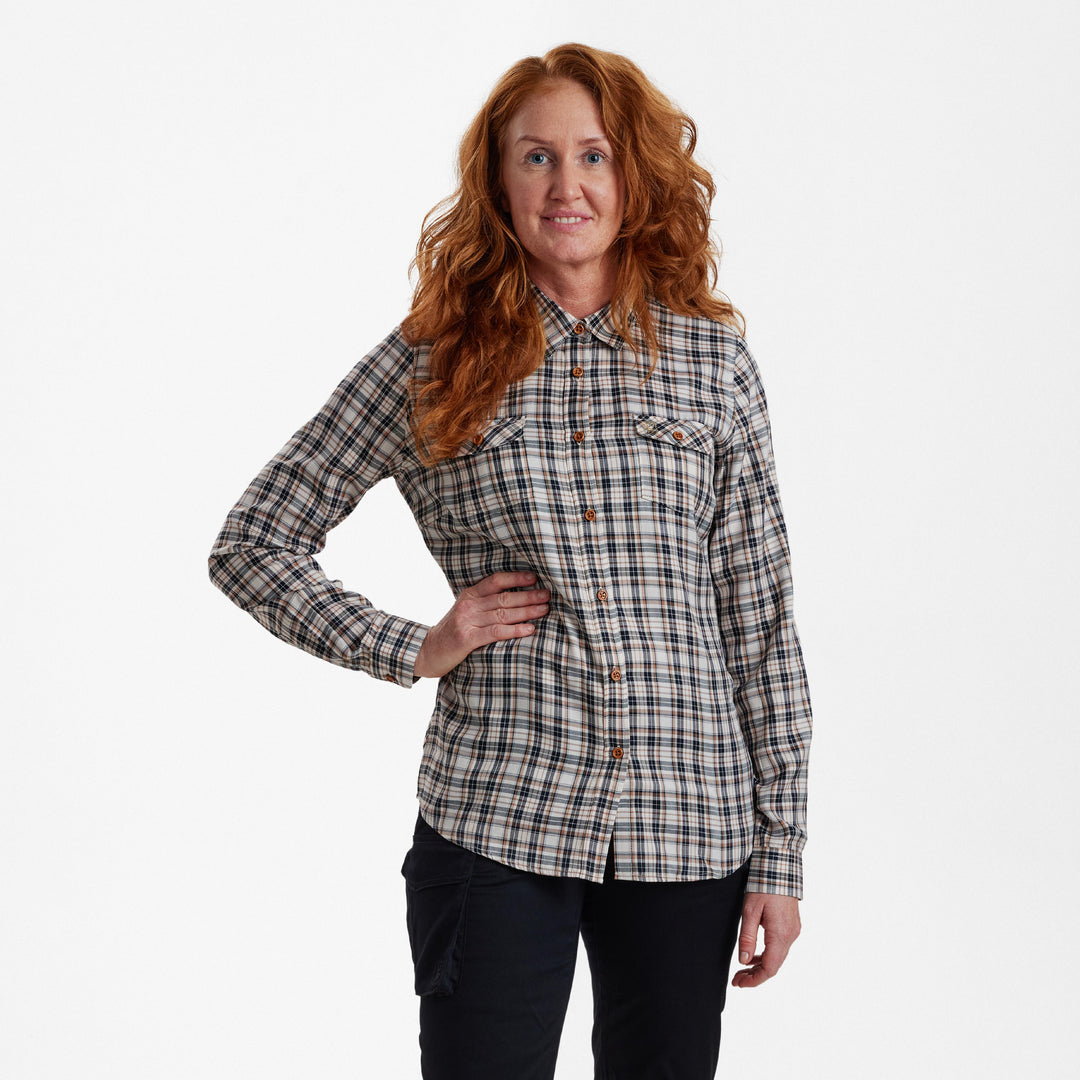 Deerhunter Lady Julia Shirt Blue Check 36