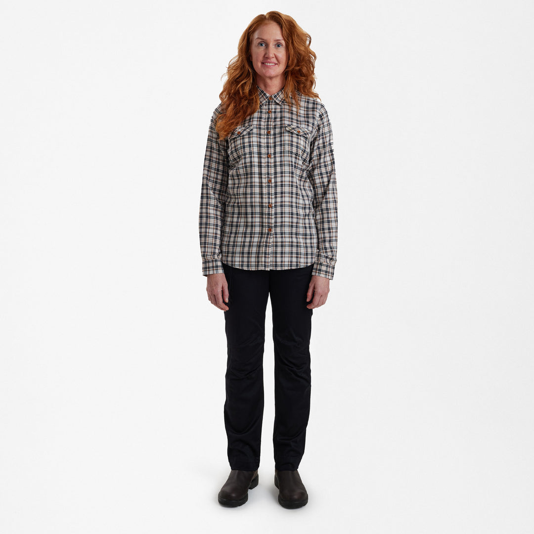 Deerhunter Lady Julia Shirt Blue Check 36