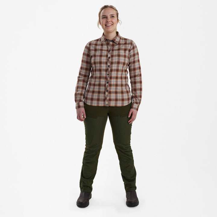 Deerhunter Lady Louisa Shirt Orange Check