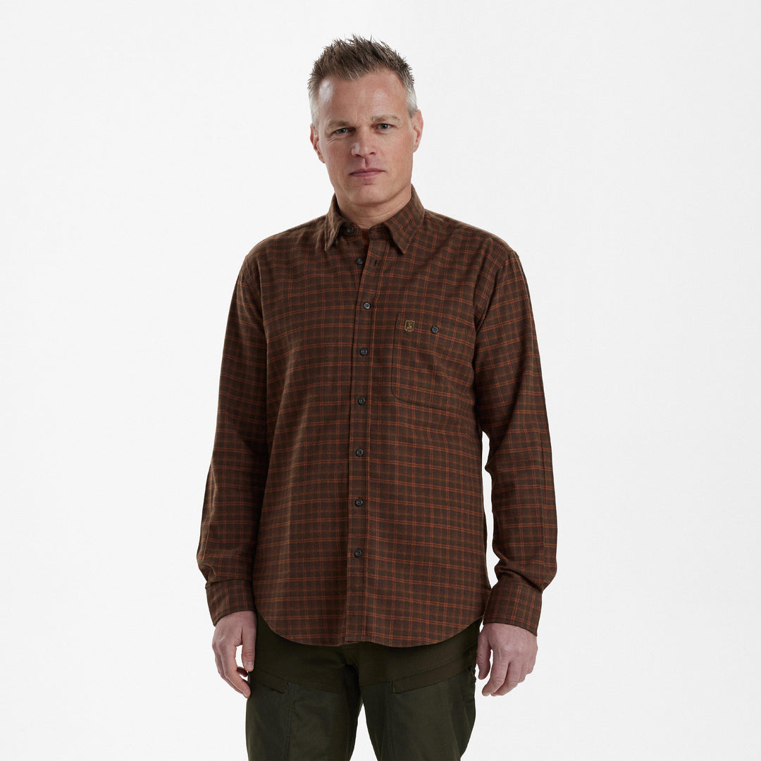 Deerhunter Victor Shirt Brown Check 39/40