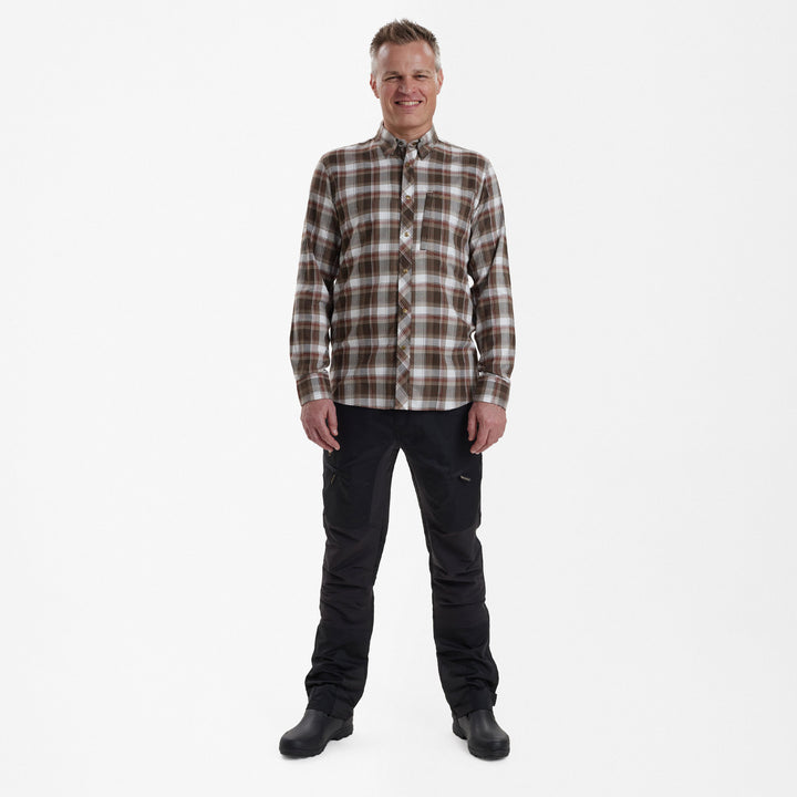 Deerhunter Silas Shirt Brown Check 39/40