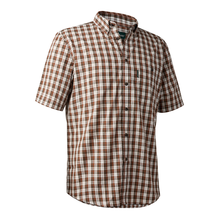 Deerhunter Jeff Shirt S/S Brown Check