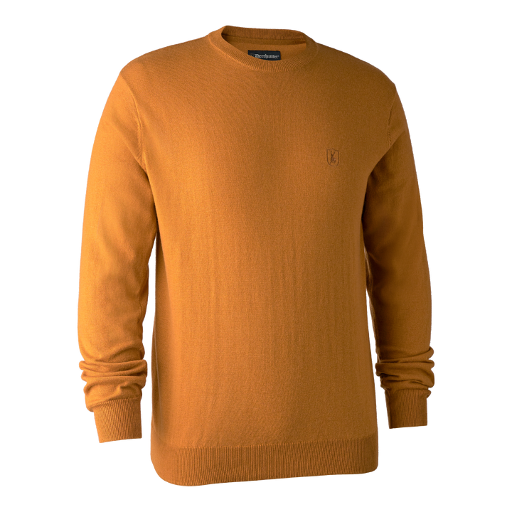 Deerhunter Kingston Knit with O-neck Golden Oak