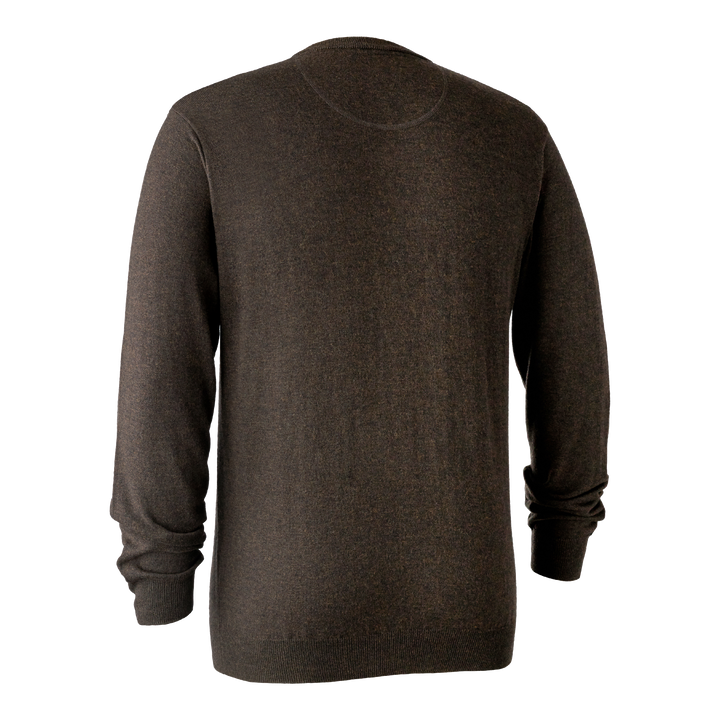 Deerhunter Kingston Knit with V-Neck Dark Elm 2XL