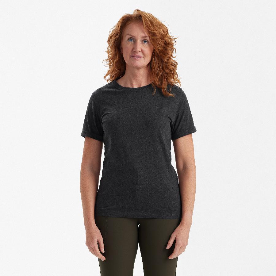 Deerhunter Ladies Basic 2-pack T-shirt Adventure Green mel/Brown Leaf mel.