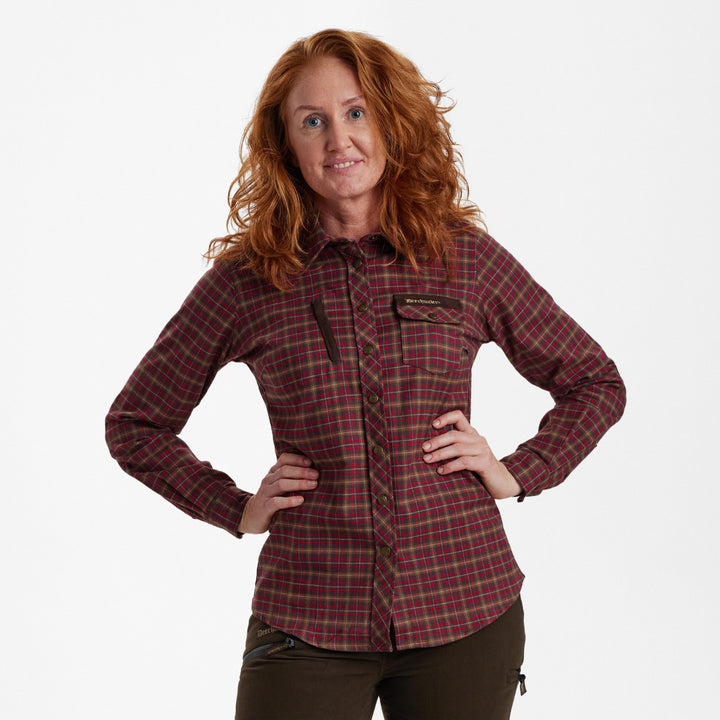 Deerhunter Lady Ava Shirt Red Check