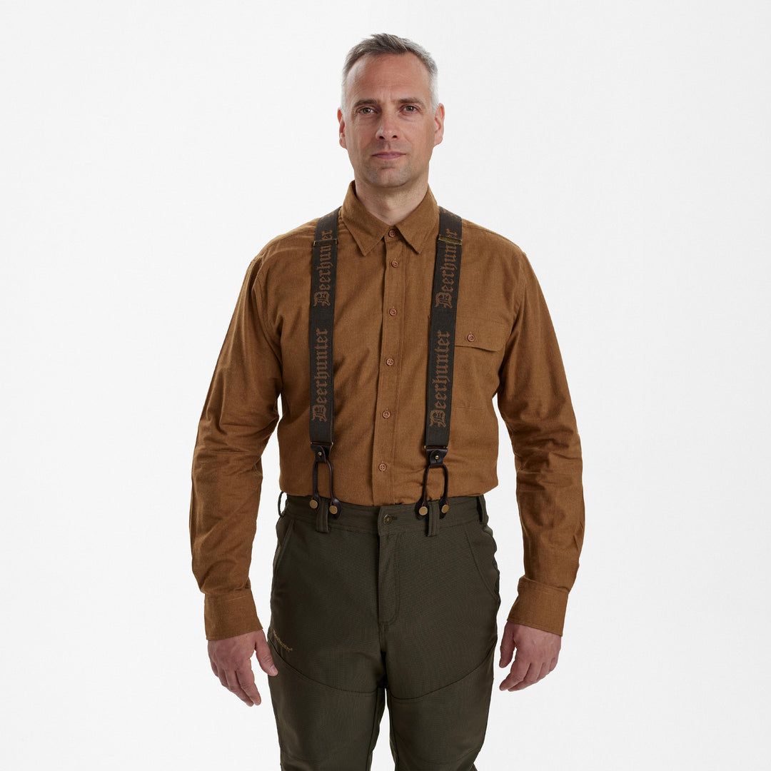 Deerhunter Combi Braces, buttons and clips Walnut