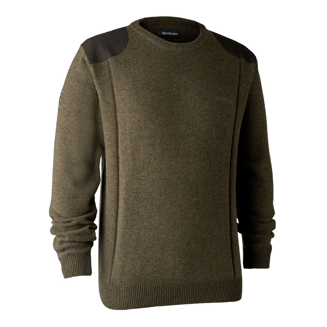 Deerhunter Sheffield Knit with O-neck Cypress