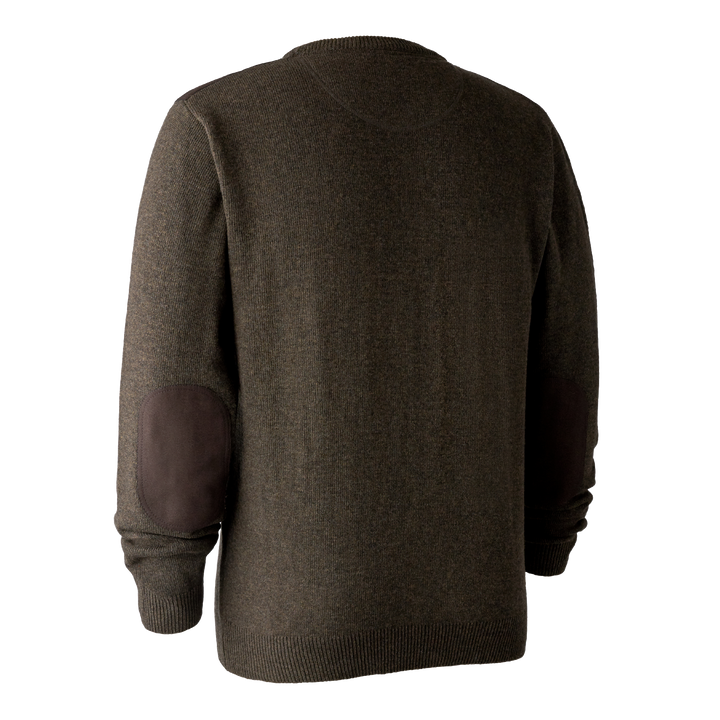 Deerhunter Sheffield Knit with O-neck Dark Elm 2XL