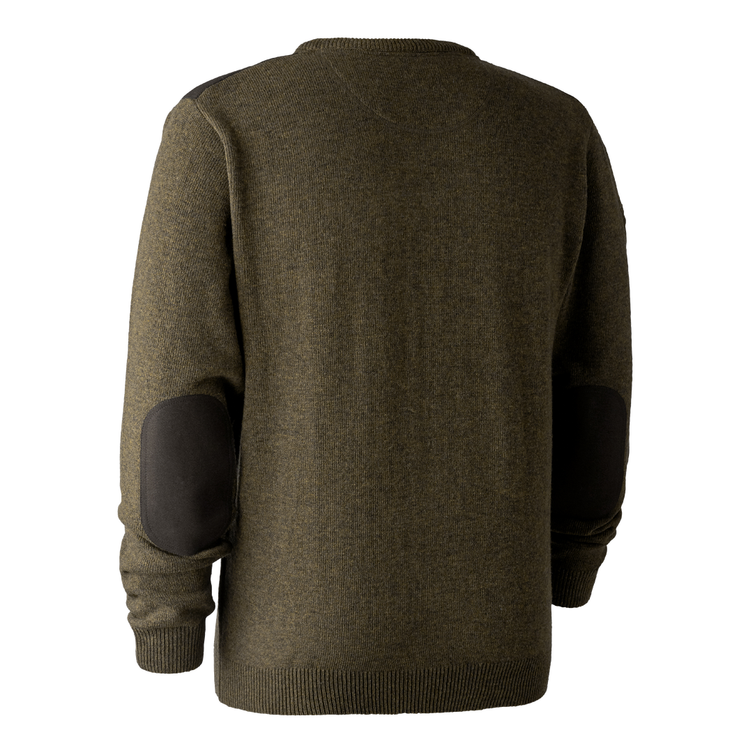 Deerhunter Sheffield Knit with V-neck Cypress