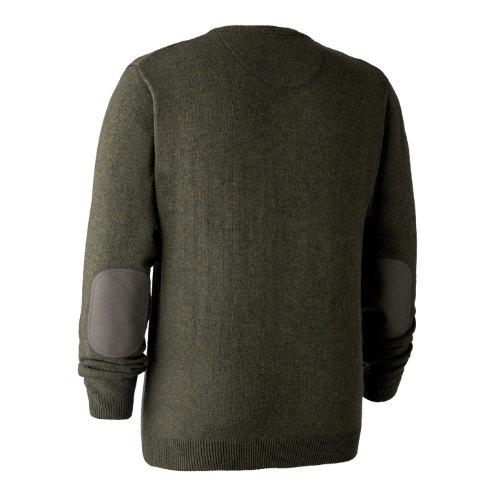 Deerhunter Sheffield Knit with V-neck Green Melange