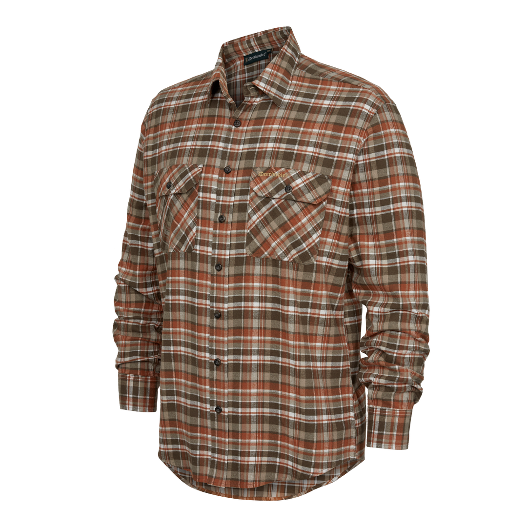 Deerhunter Andrew Shirt Orange Check