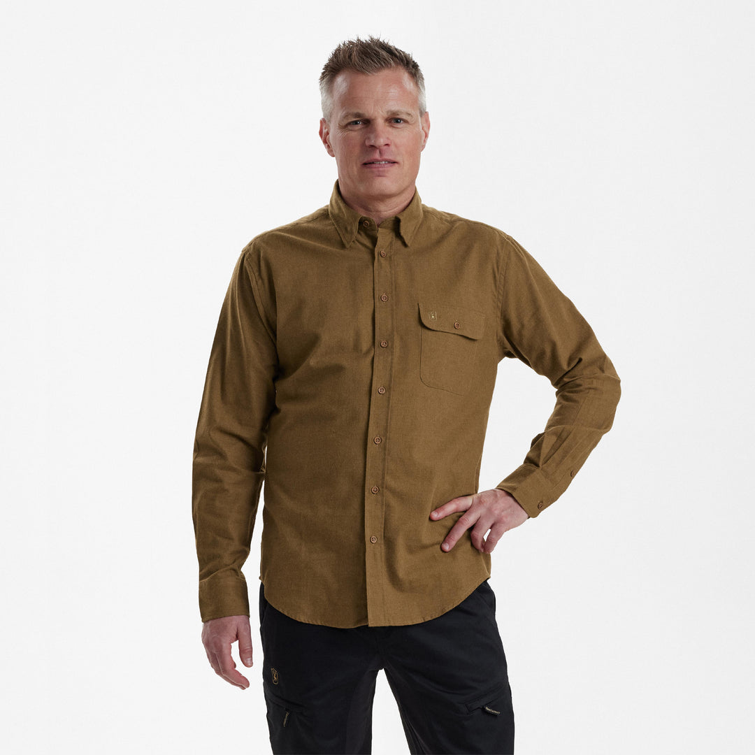 Deerhunter Liam Shirt Ocher Brown 39/40