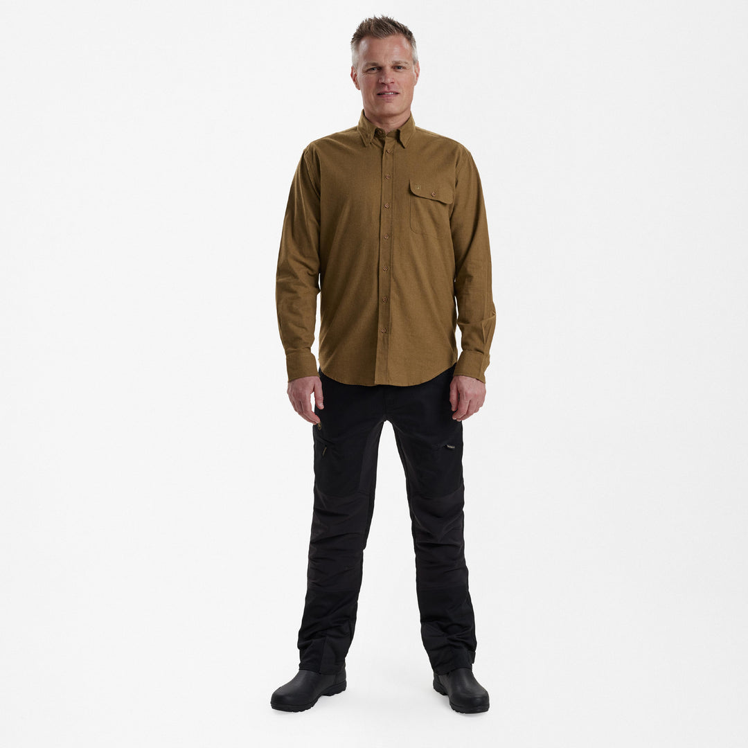 Deerhunter Liam Shirt Ocher Brown