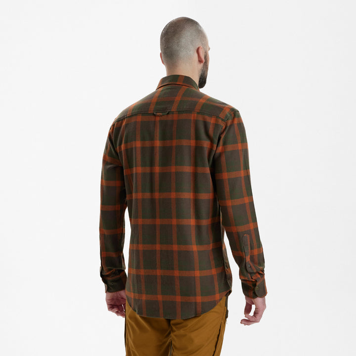 Deerhunter Ethan Shirt Orange Check