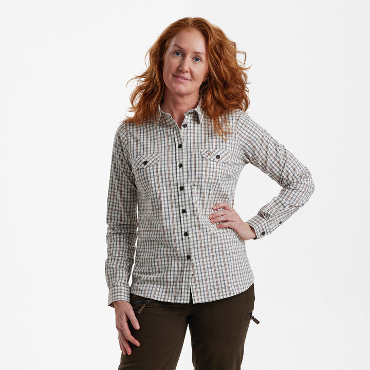 Deerhunter Lady Harper Shirt  Green Check 36