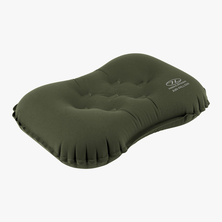 Highlander Nap Pak Camping Air Pillow Olive