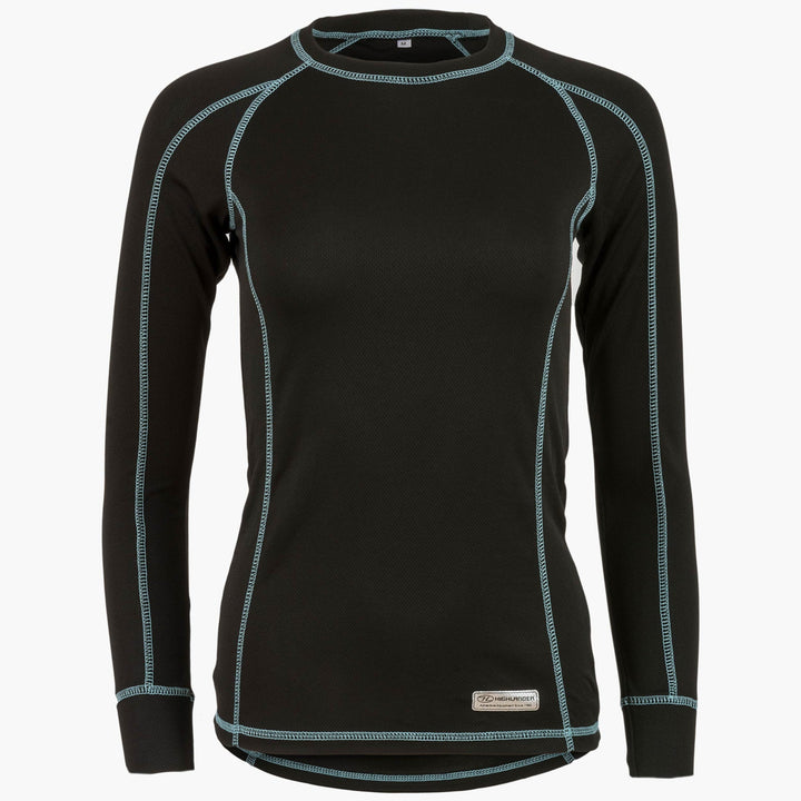 Highlander Pro 120 Base Layer Long Sleeve Shirt Womens Black