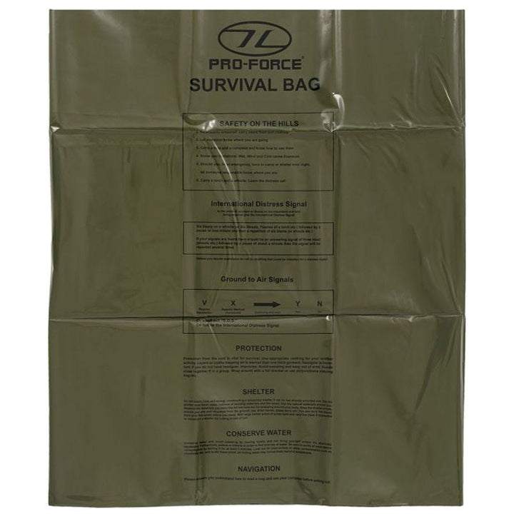 Highlander Forces Emergency Survival Bag Olive