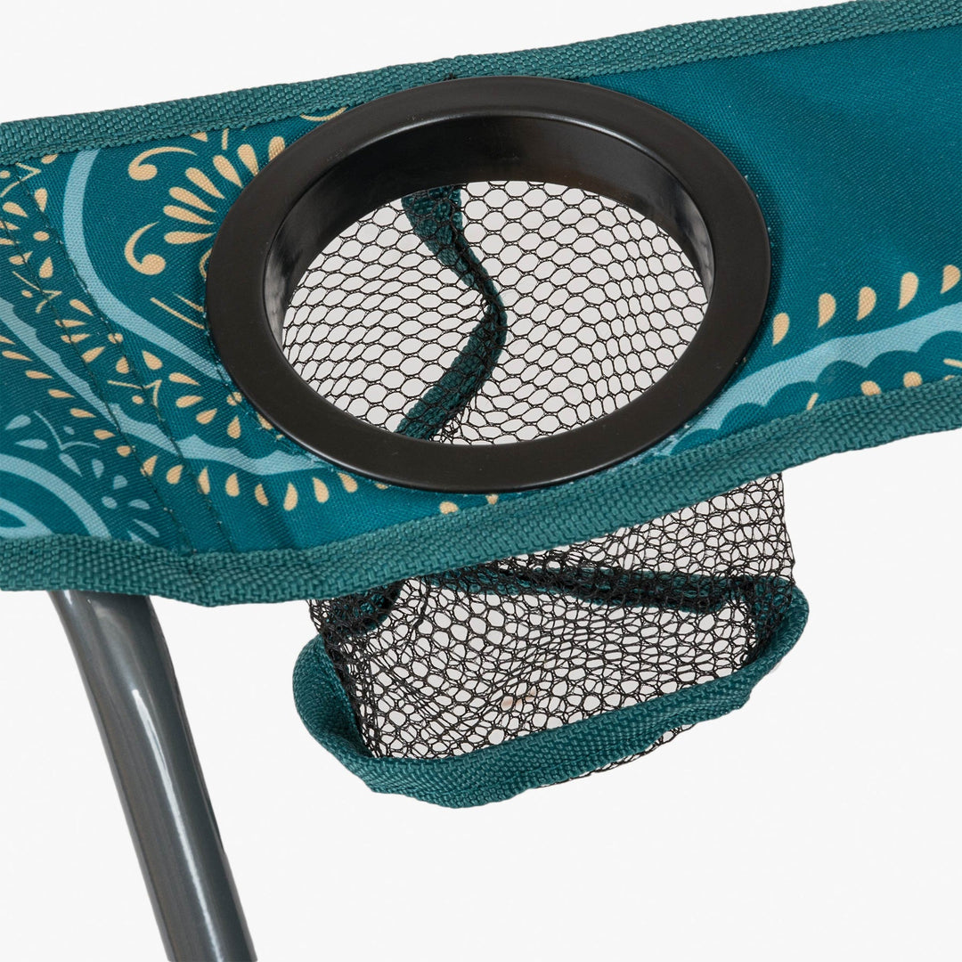 Highlander Stirling Camping Chair 2 Pack Paisley Teal