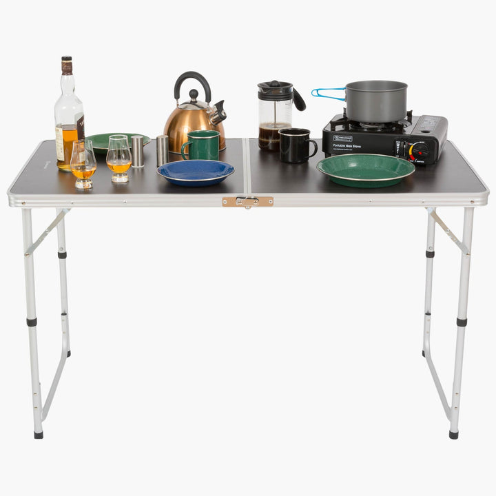 Highlander Compact Camping Table Double