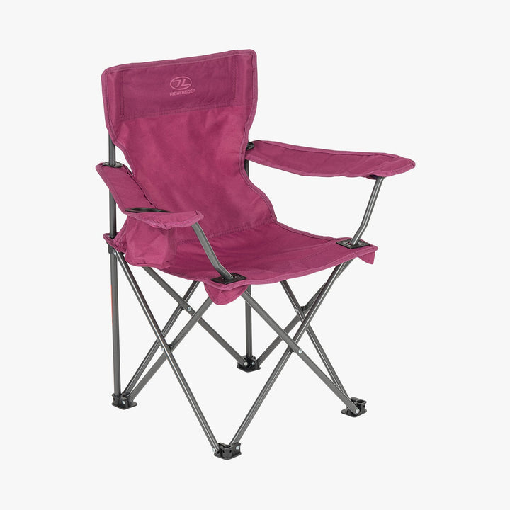 Highlander Kelburn Kids Camping Chair Berry