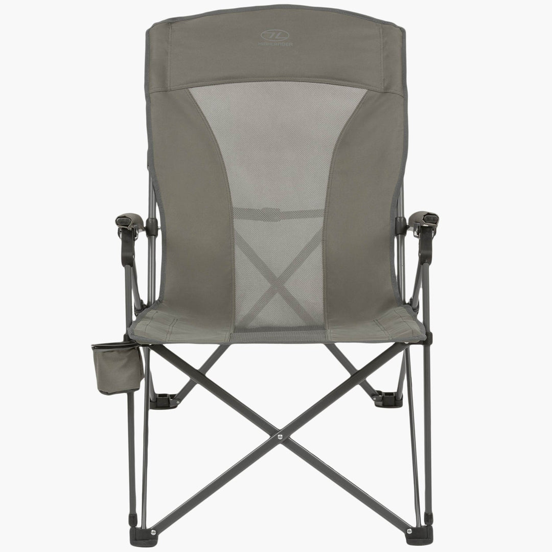 Highlander Balvenie Recliner Camping Chair Charcoal