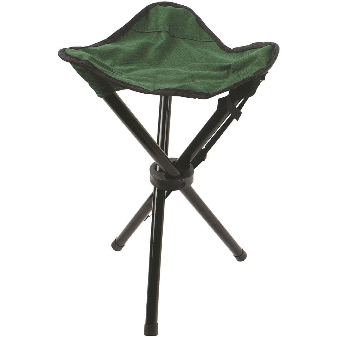 Highlander Steel Tripod Stool Green