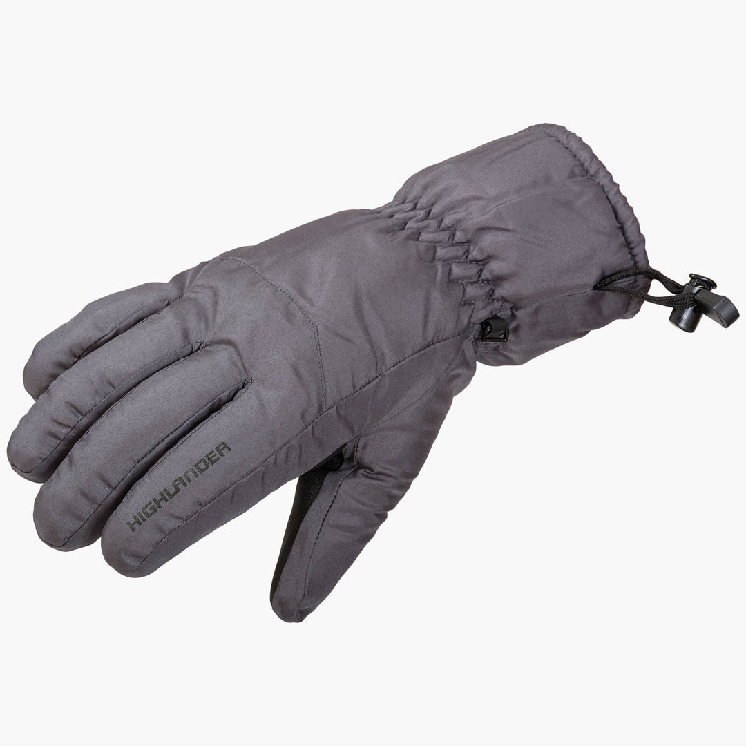 Highlander Ski Gloves Charcoal