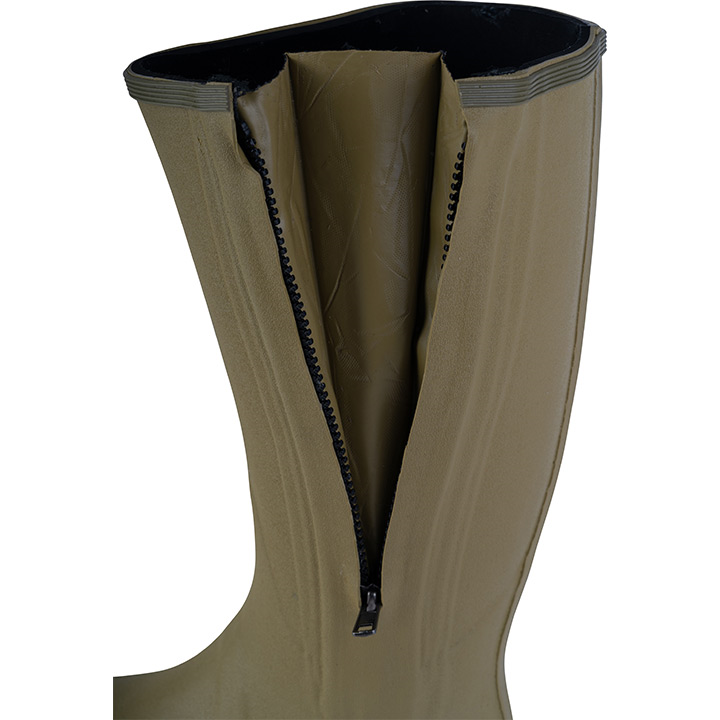 Jack Pyke Ashcombe Zipped Wellington Boots Light Olive