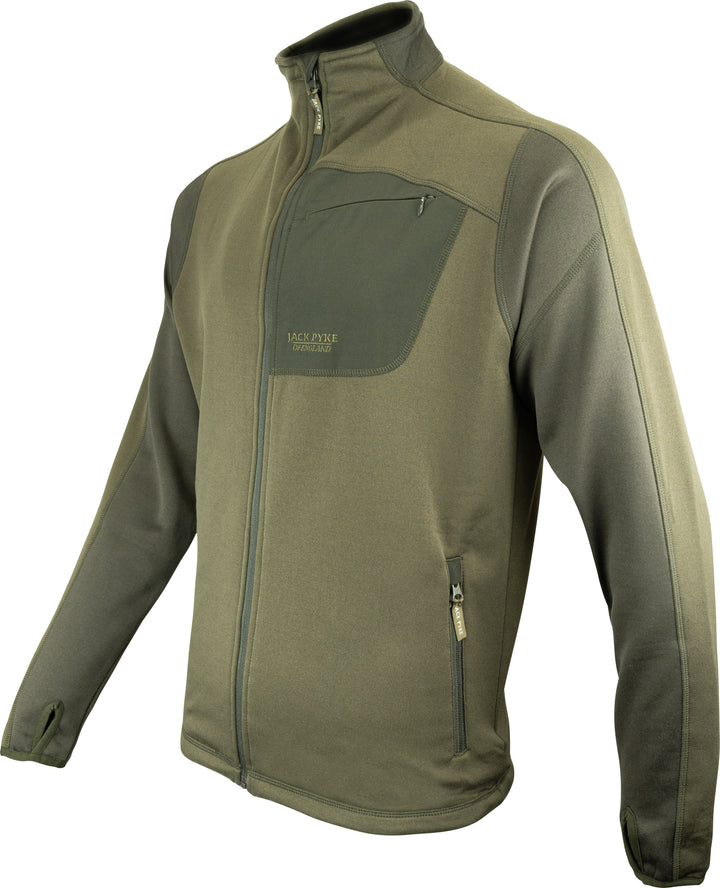 Jack Pyke Ashcombe Technical Fleece Jacket Green