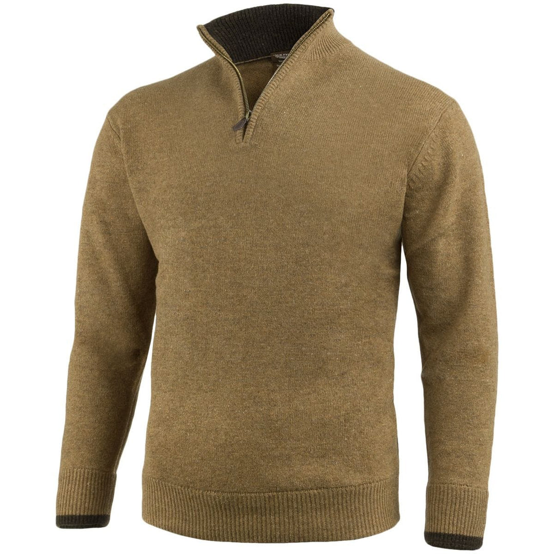 Jack Pyke Ashcombe Zip Neck Pullover Barley