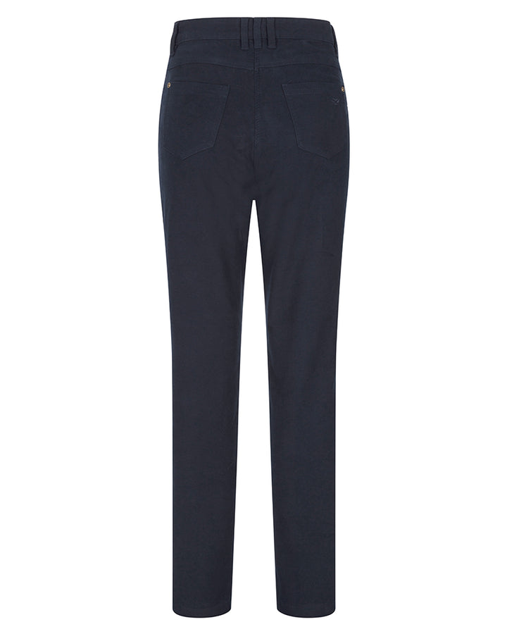 Hoggs Of Fife Catrine Ladies Technical Stretch Moleskin Jean Midnight Navy